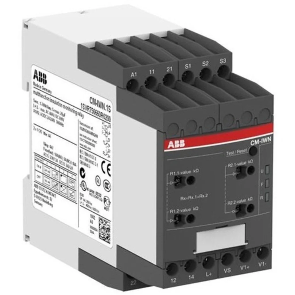 ABB 2X1C/O Insulation Monitoring Relay CM-IWN