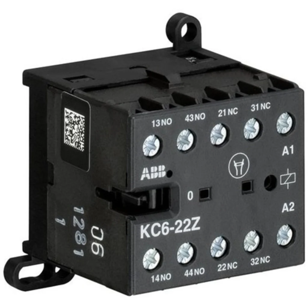 ABB AC Type Mini Contactor Relays with Screw Connection Four Pole KC6-22Z