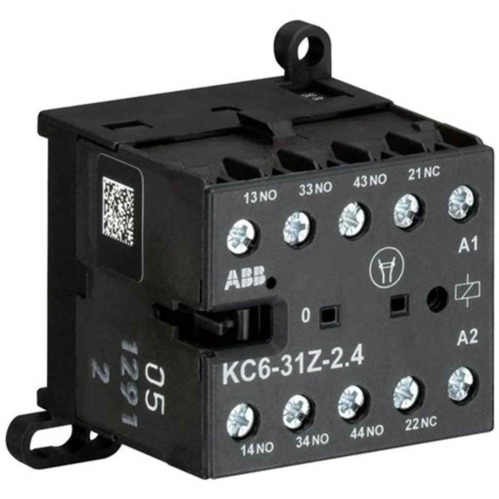 ABB AC Type Mini Contactor Relays with Screw Connection Four Pole KC6-31Z