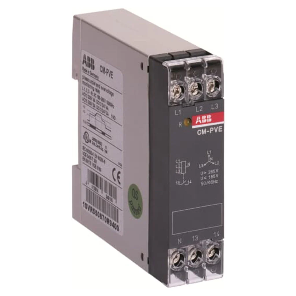 ABB CM-PVE Phase Monitoring Relay 1SVR550871R9500