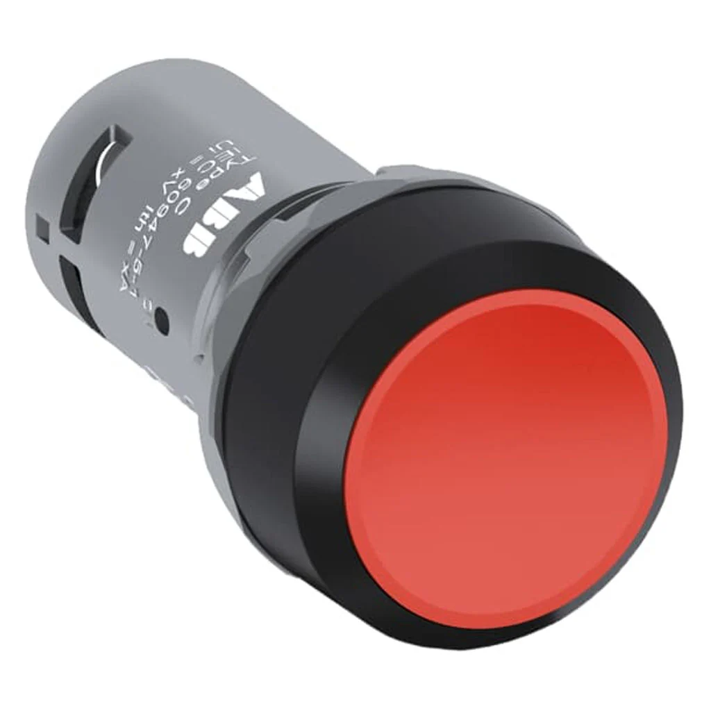 ABB Flush Pushbutton Maintained 1 NC