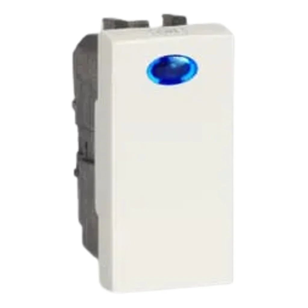 ABB IIS1161L BL 1 Way Switch With Indicator 16A White 1SYK100001A1007