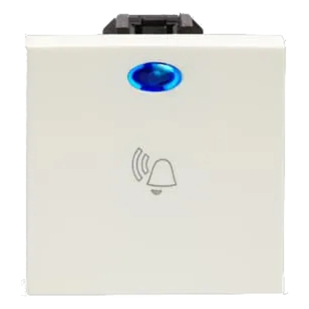 ABB IIS206BL BL Mega Bell Switch With Indicator 6A White 1SYK100001A1005