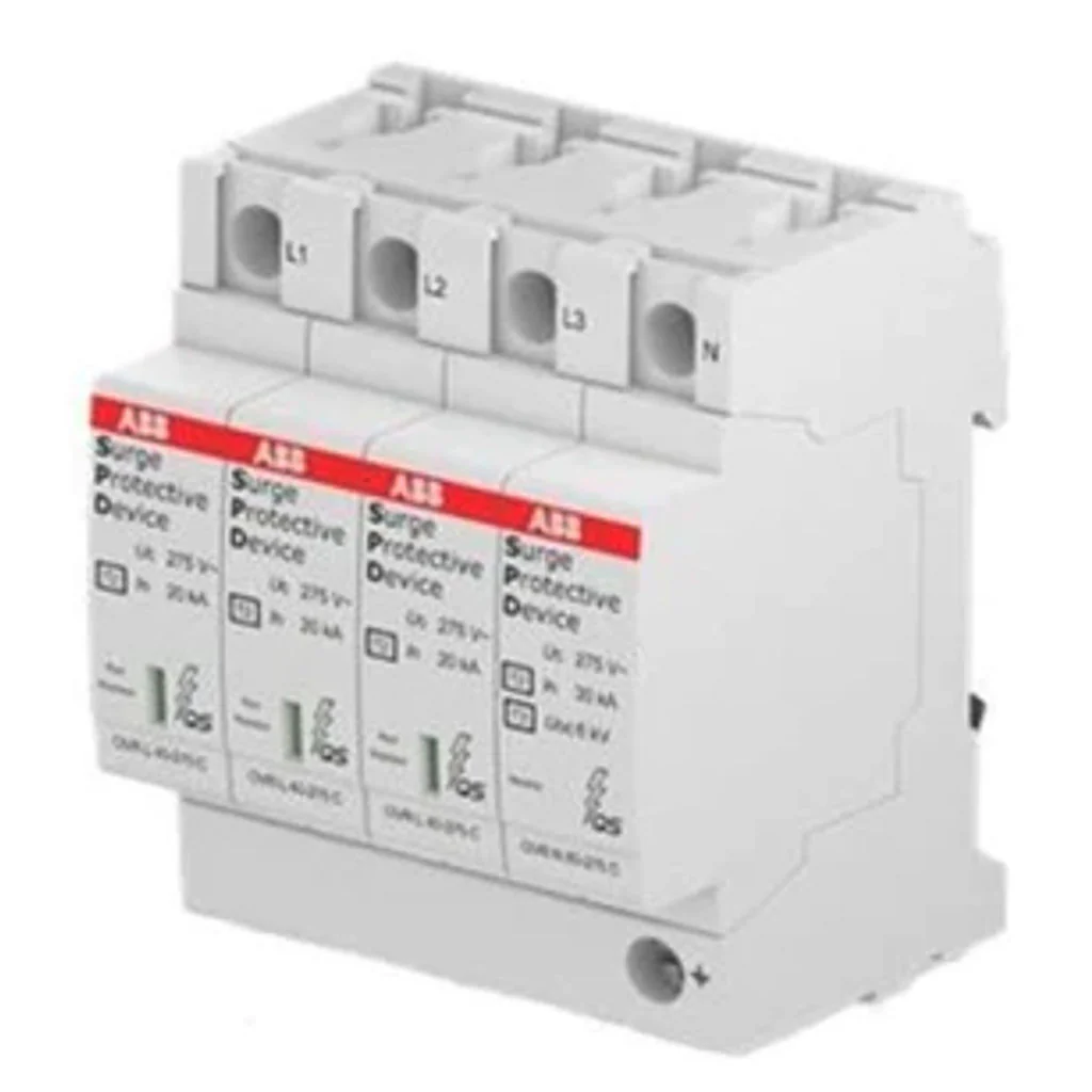 ABB QS Surge Protective Device Metal Oxide Varistor Three pole + Neutral OVR T2 3N