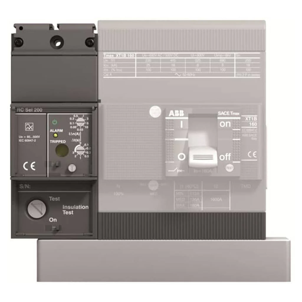 ABB RC Sel 200 x XT1 4p F Residual Current Device 1SDA067121R1