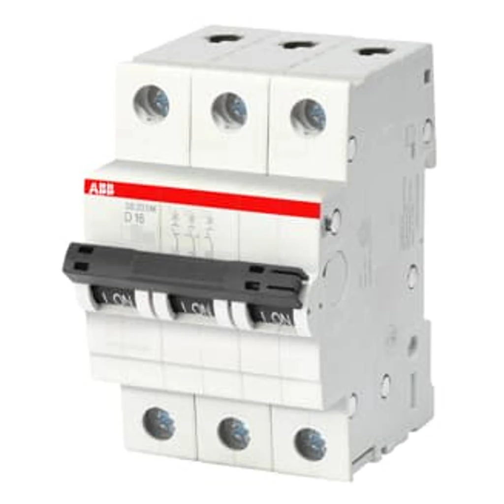 ABB SB200 M Series C Curve MCB 3P+N 0.5A-63A