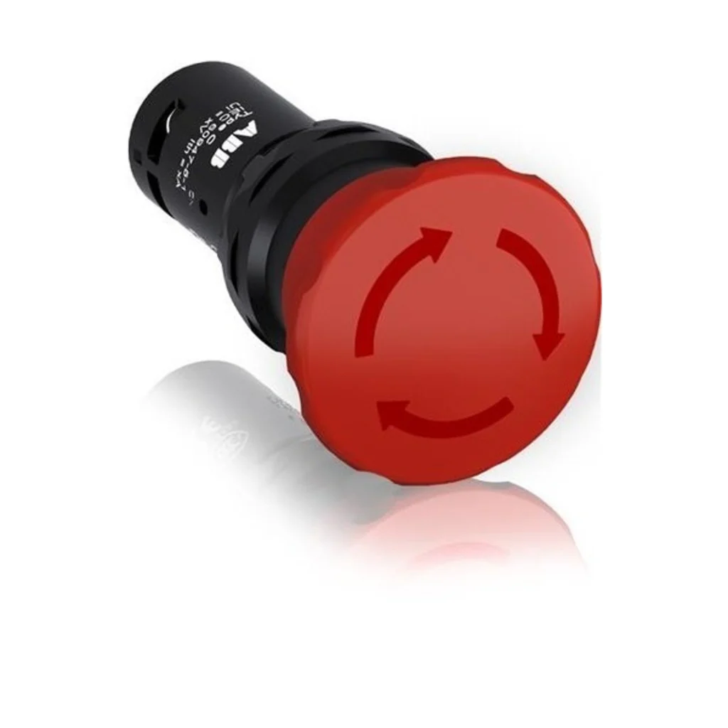 ABB Twist Release Emergency Stop Push Button Compact Range Pilot Light 40 mm