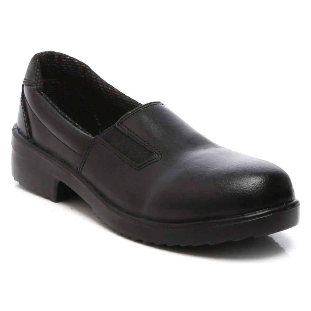 Agarson LDS 05 Steel Toe Leather Upper Safety Shoe Black - Image 2