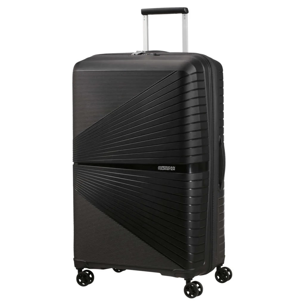 American Tourister Airconic Check In Luggage AMT 77 Cm Polypropylene Hard Trolley Suitcase Black - Image 2