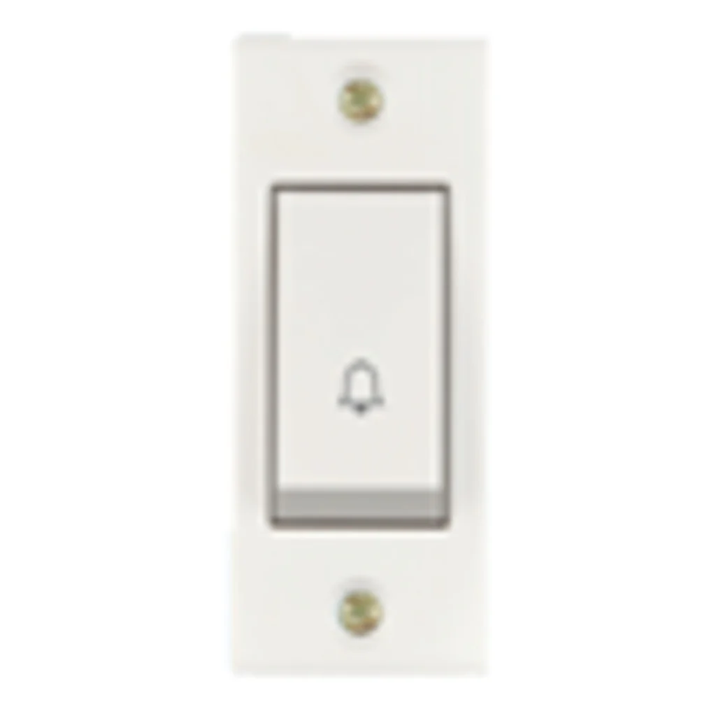 Anchor Penta Urea Cherry Bell Push Switch 6A White 38218