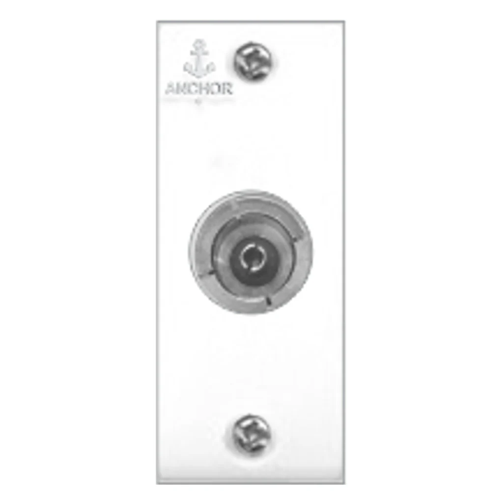 Anchor Penta Urea TV Antenna Outlet White