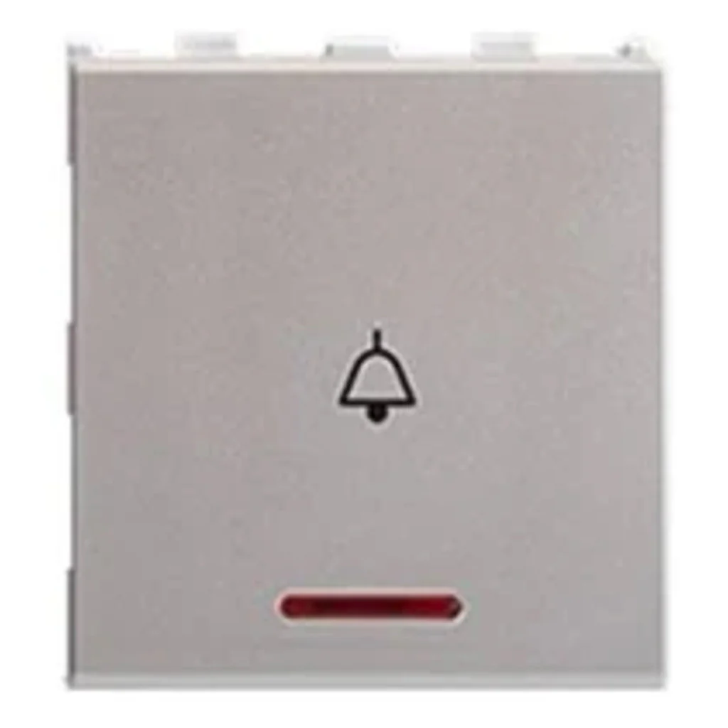 Anchor Roma Bell Push Switch With Indicator 10A 240V 2Module 66233S