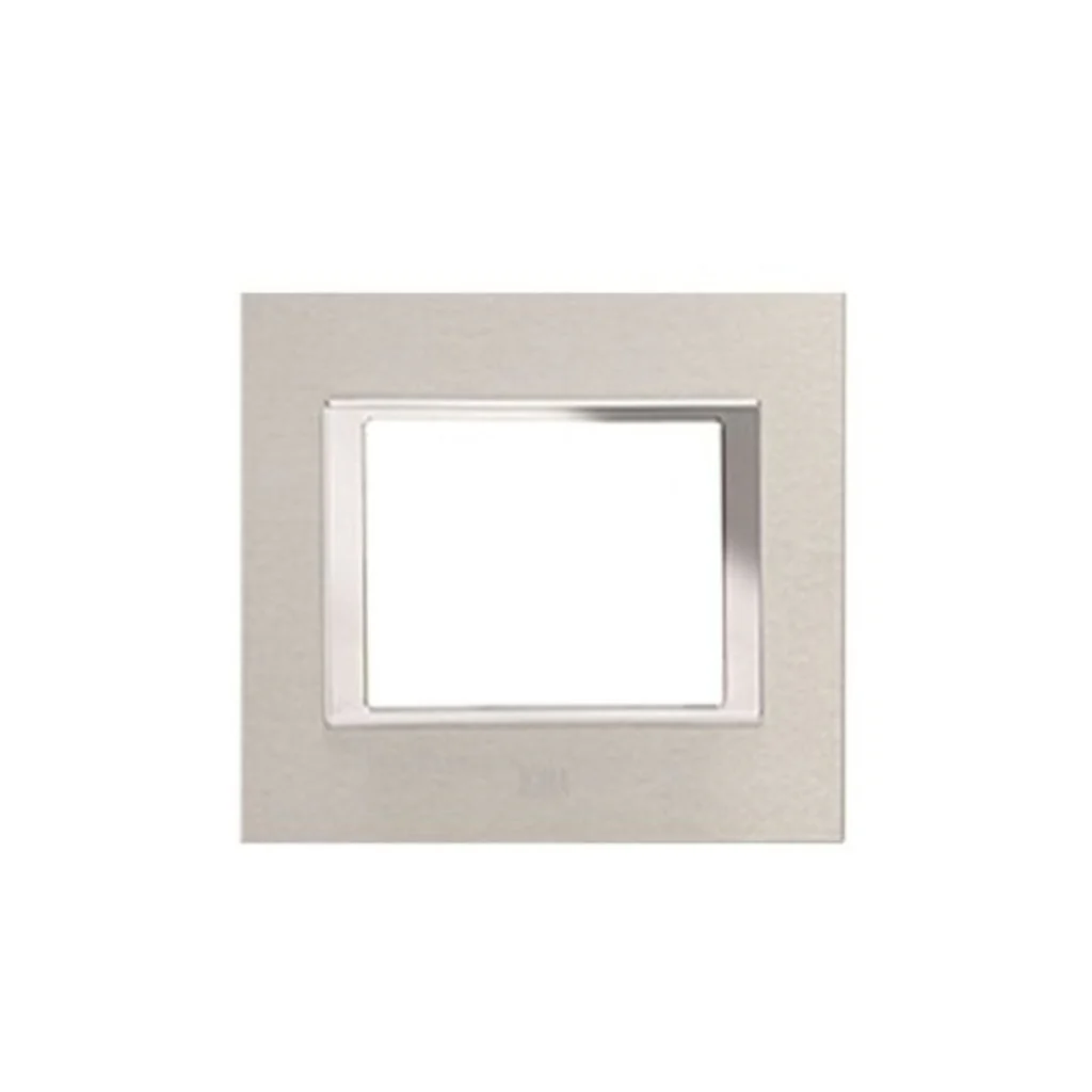 Anchor Roma Sheen Metal Cover Plates Brushed Aluminium