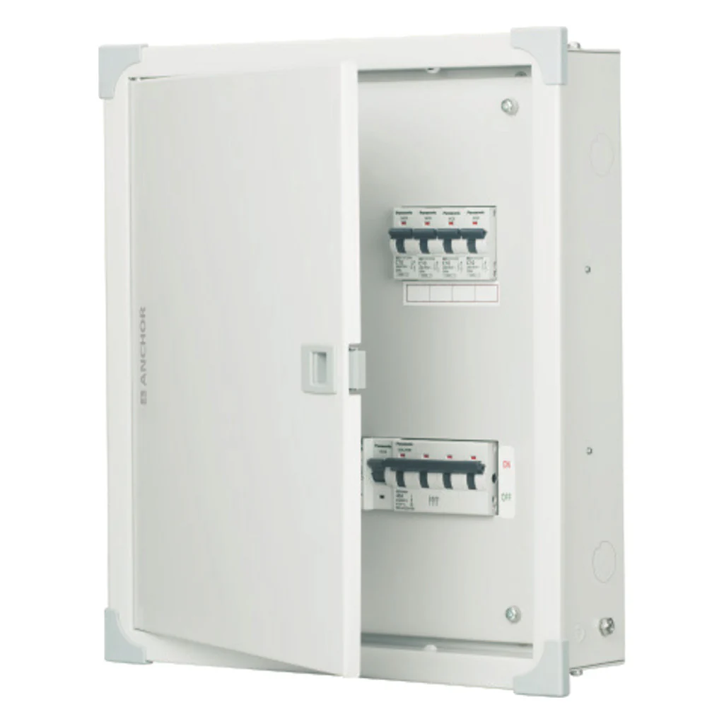 Anchor UNO TPN Metal Double Door Distribution Board