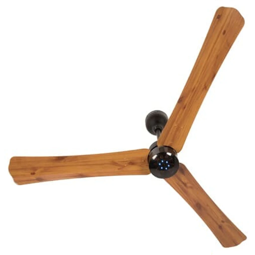 Atomberg Renesa Plus Ceiling Fan With BLDC Motor And Remote 1200mm Golden Oak Wood - Image 2