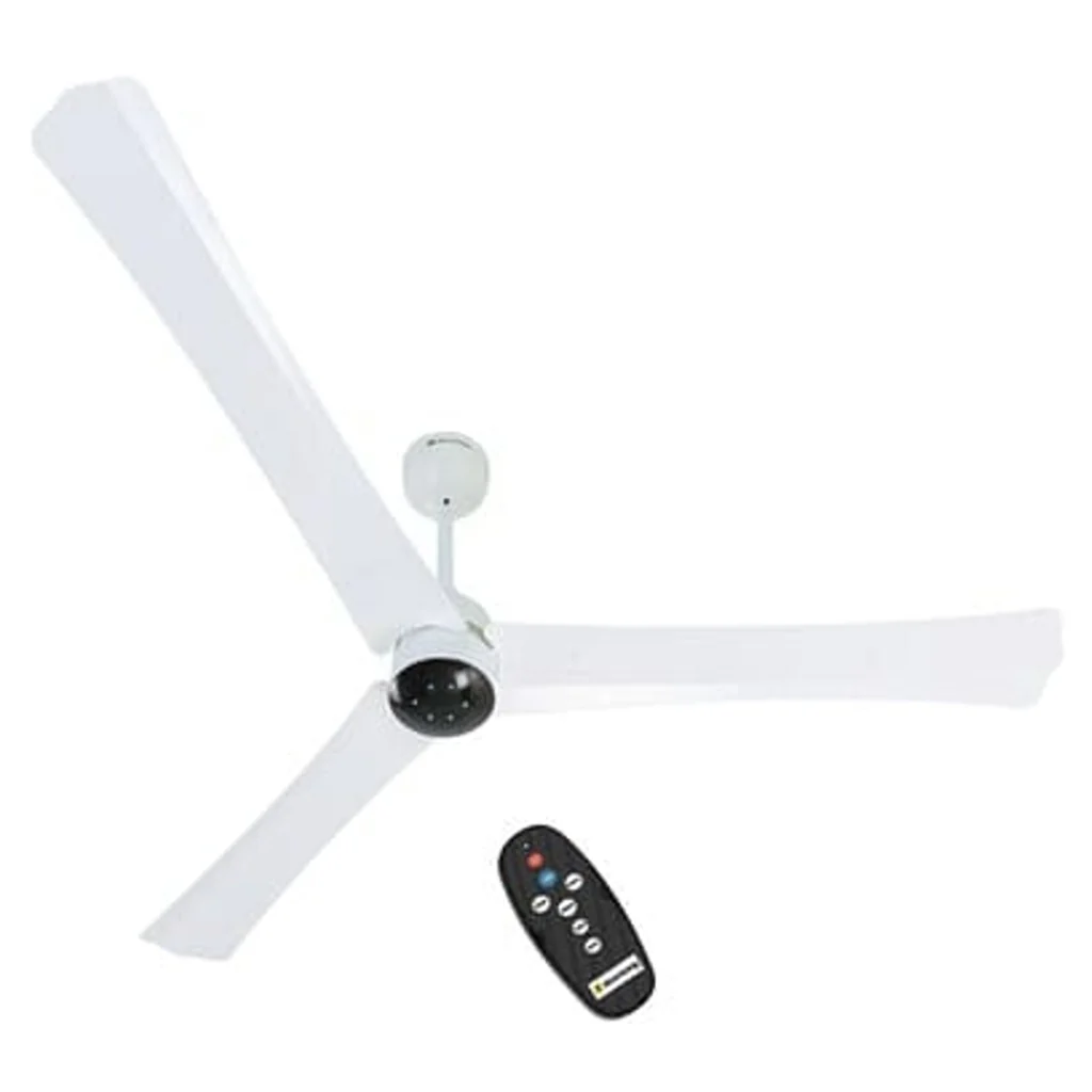 Atomberg Renesa Plus Ceiling Fan With BLDC Motor And Remote 1400mm Pearl White