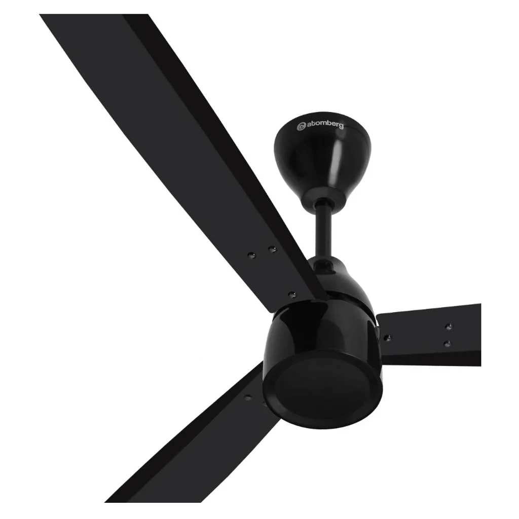 Atomberg Renesa Prime Ceiling Fan With Remote 1200 mm Gloss Black - Image 2