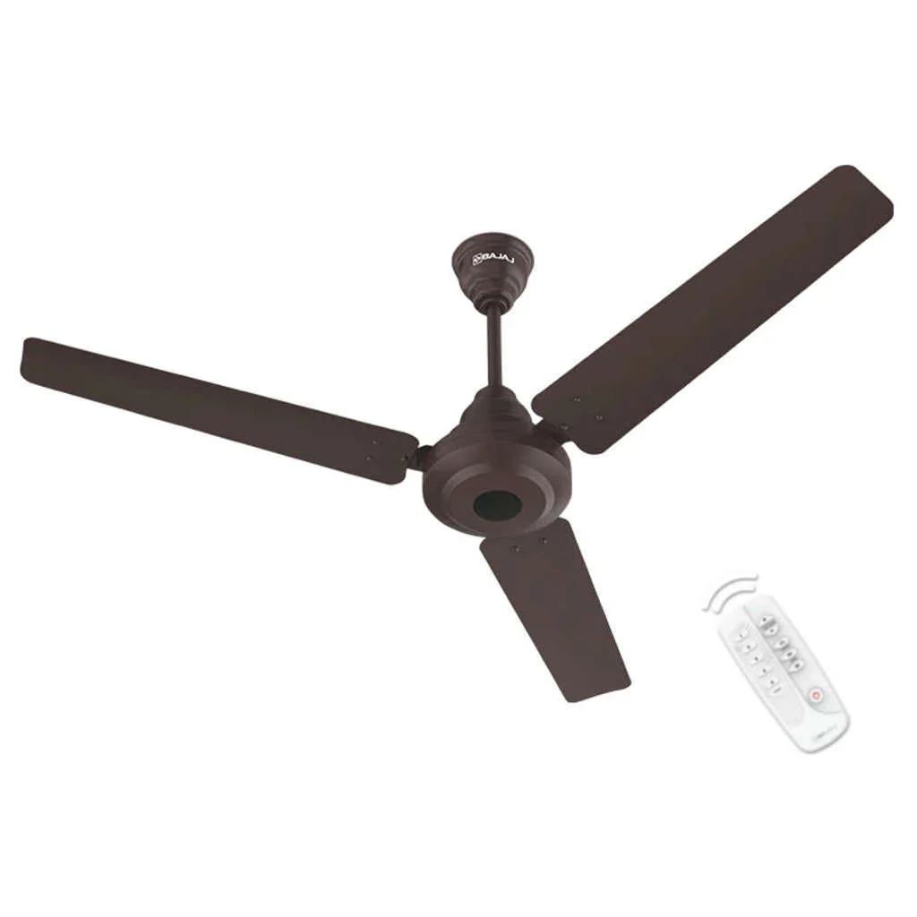 Bajaj Energos 26 BLDC Ceiling Fan With Remote 1200mm Red Walnut 251145