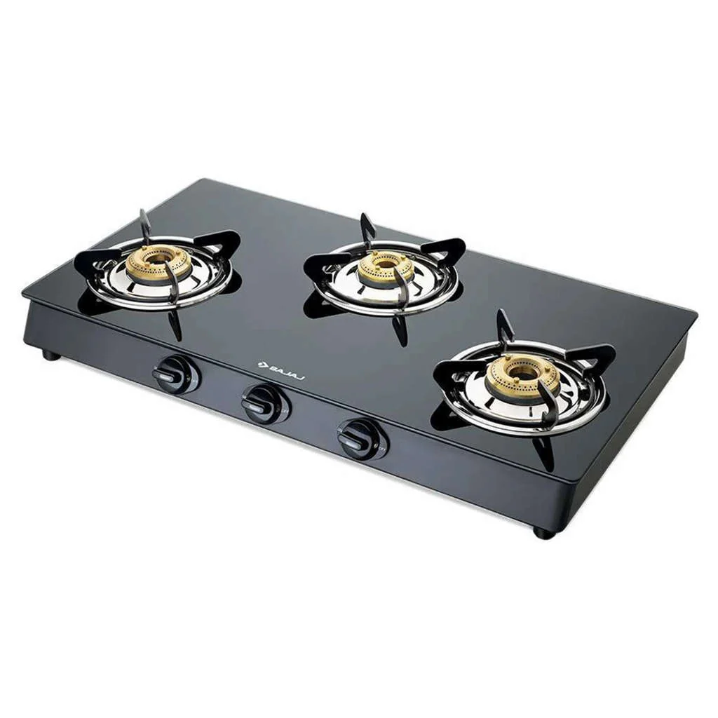 Bajaj GP6 Glass Top Gas Stove 3 Burner - Image 2