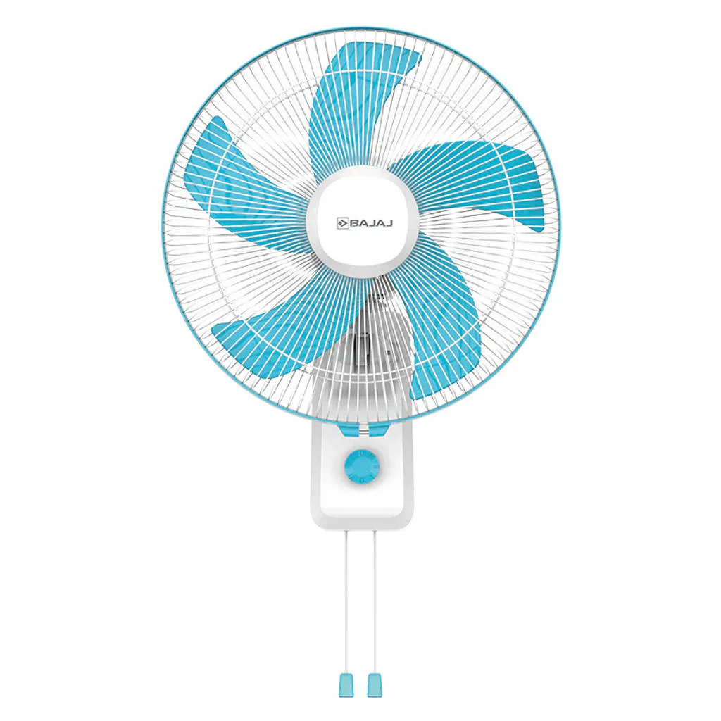 Bajaj PentaRobusto Wall Fan 400 mm Icy Blue White 252110