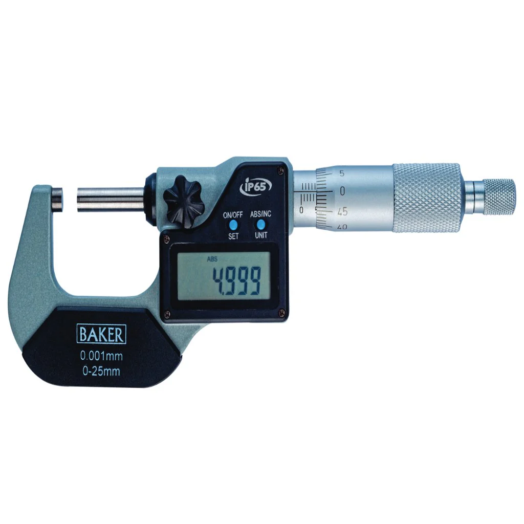 Baker Digital External Micrometer 100-125mm DMM125