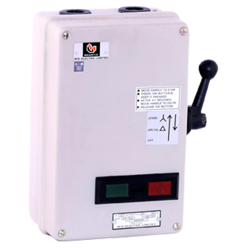 BCH Manual Star Delta Motor Starter With AC Coil 260-400V N0N Type 15HP HASSKLEG