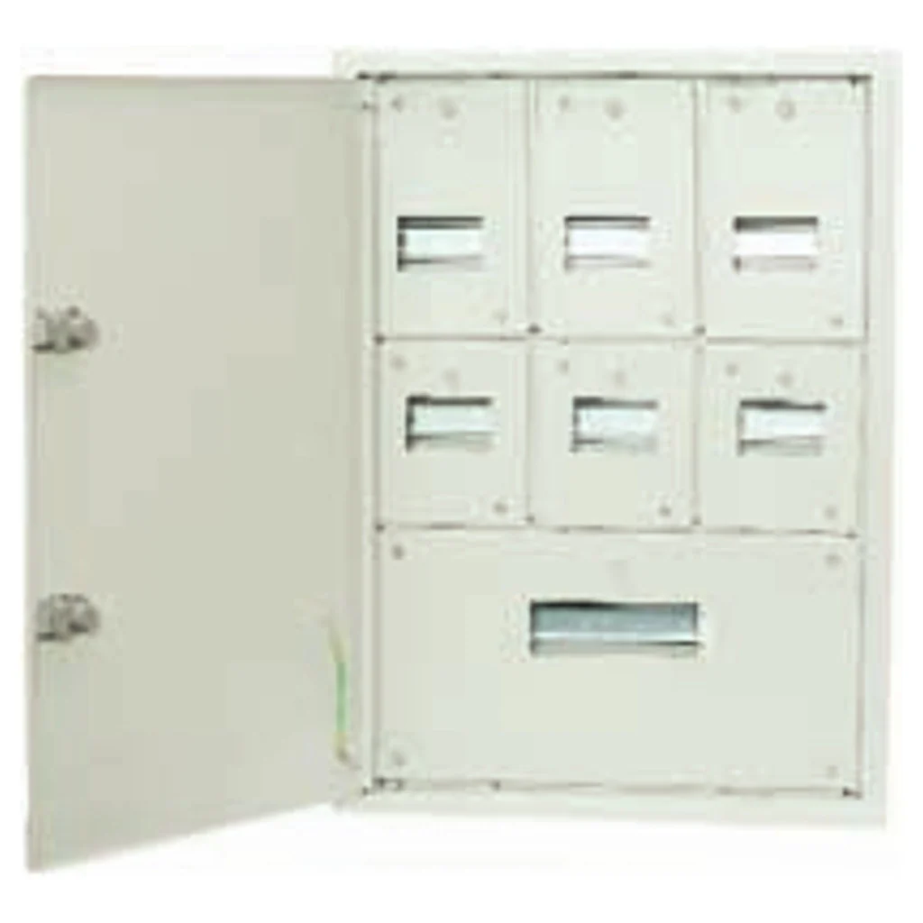 BCH TPN Segregated Distribution Box Double Door 7 Segment Phase 4 Way BCHPHSGDD04W