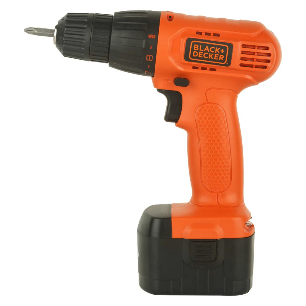 Black & Decker Ni-CD Cordless Drill With 2 Batteries 12V CD121B2