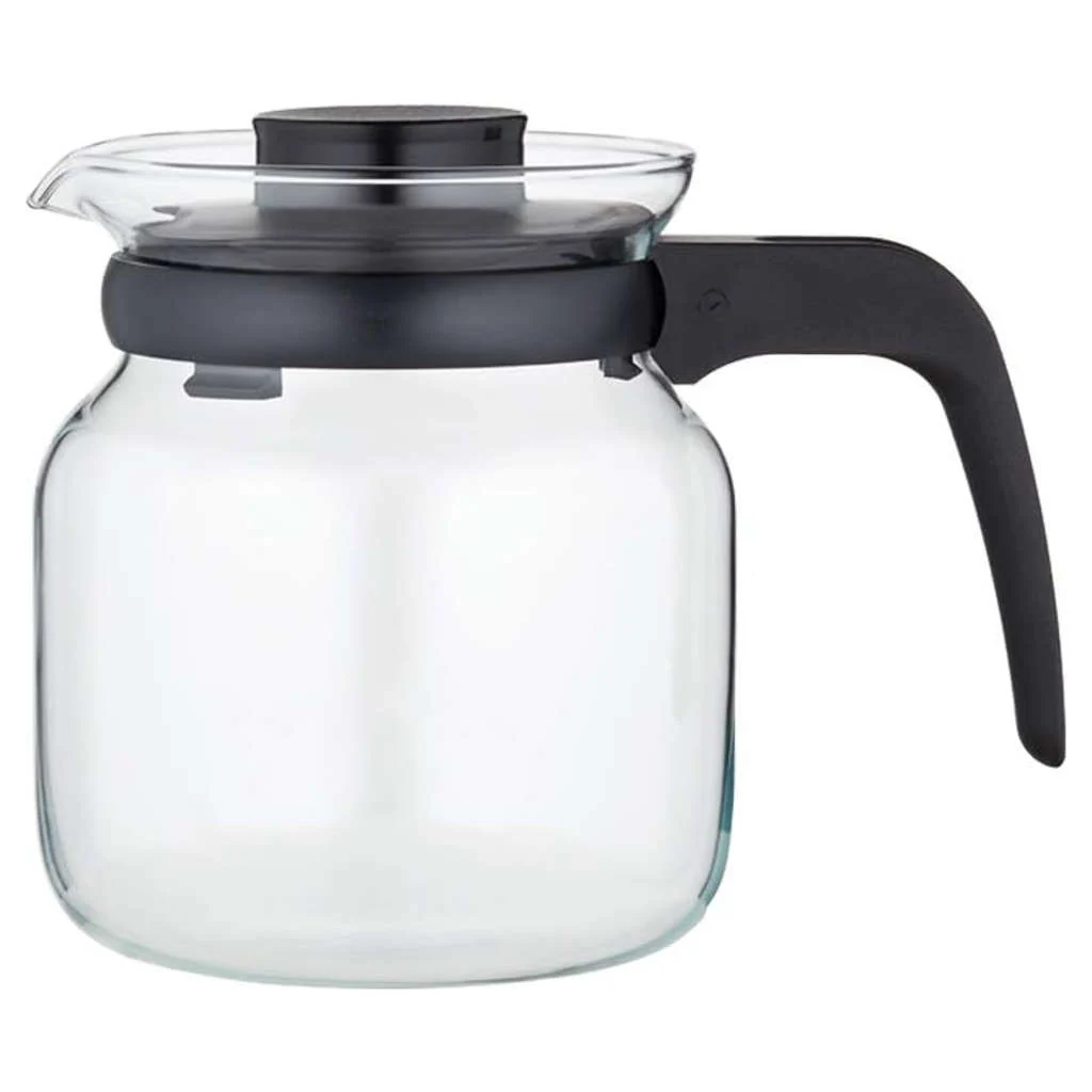 Borosil Carafe Flame Proof Glass Kettle With Strainer 1 Litre IH11KF09210