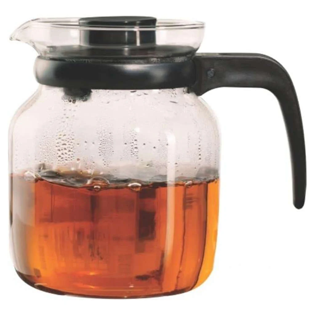 Borosil Carafe Flame Proof Glass Kettle With Strainer 1 Litre IH11KF09210 - Image 2