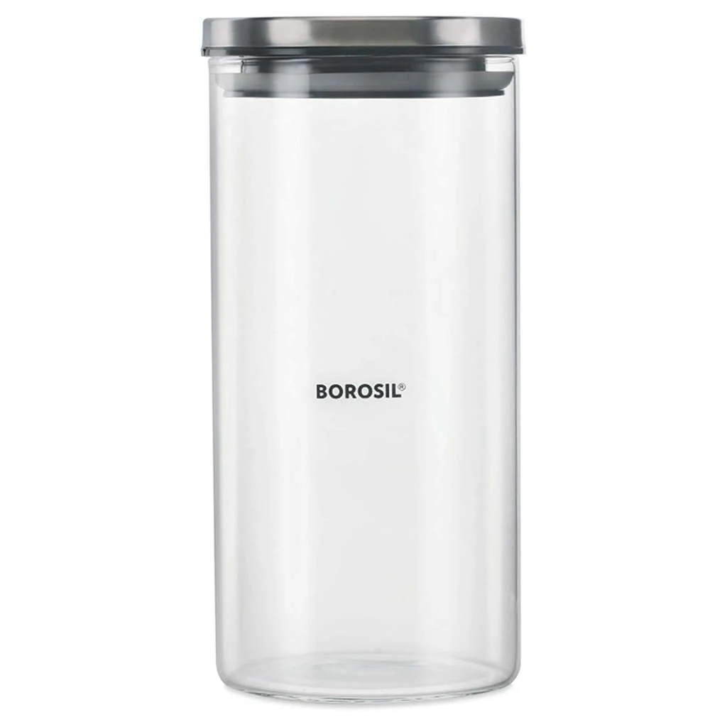 Borosil Classic Glass Storage Jar 1.2 Litre BCLJR961200 - Image 2