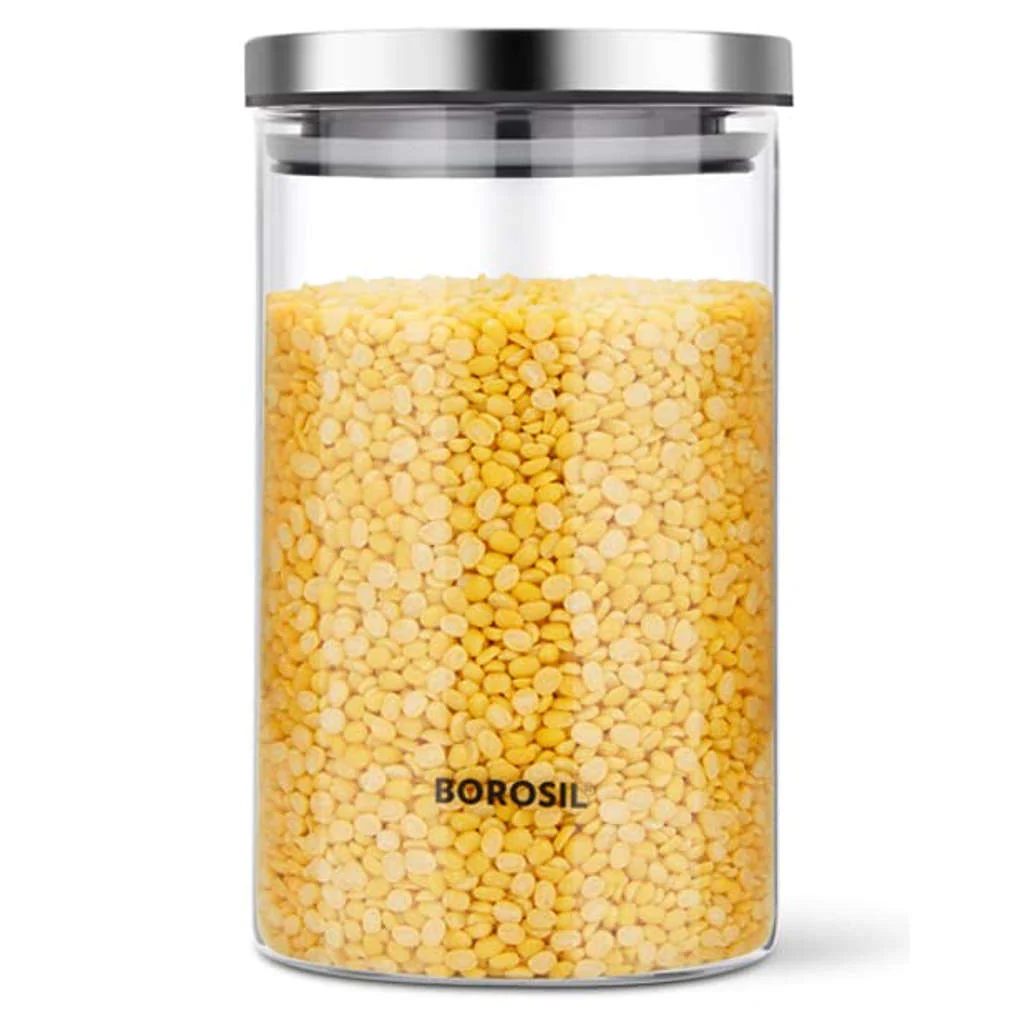 Borosil Classic Glass Storage Jar 900 ml BCLJR960900