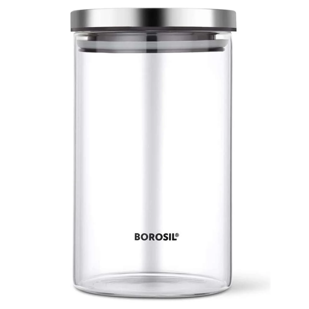 Borosil Classic Glass Storage Jar 900 ml BCLJR960900 - Image 2