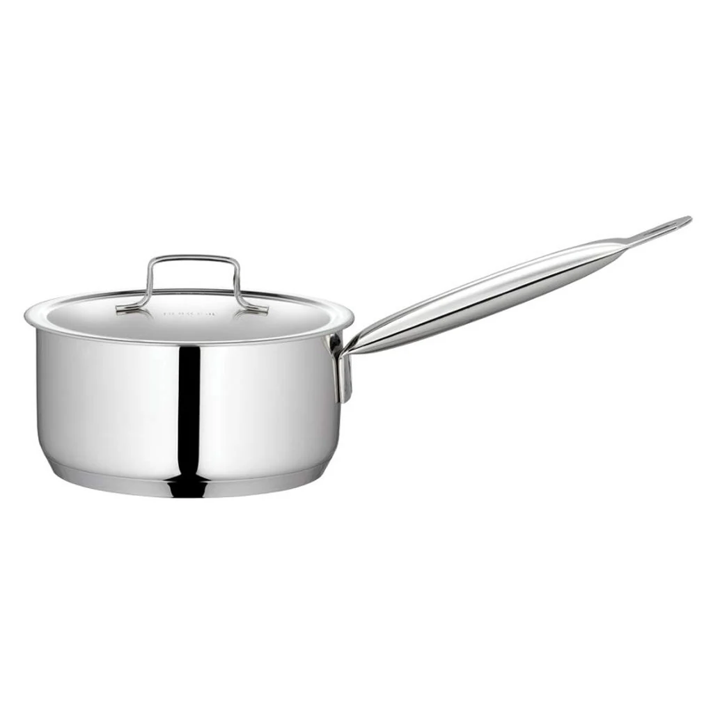Borosil Cookfresh Stainless Steel Sauce Pan With Lid 18 cm CFSP18SS12