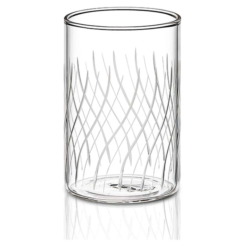 Borosil Cut Cascade Glass Tumbler Medium Set Of 6 Pcs 295 ml BN430120026 - Image 2
