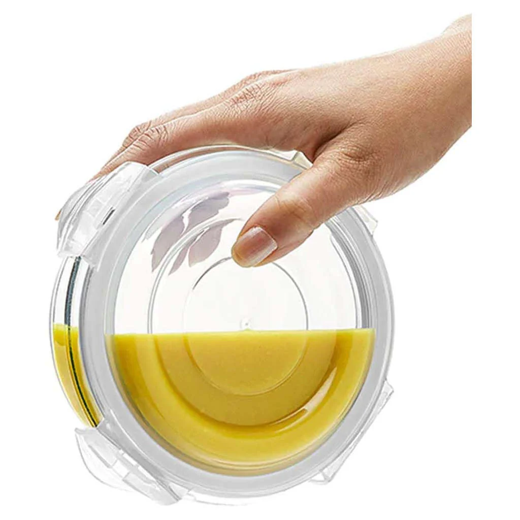 Borosil Klip N Store Round Glass Storage Container 1.5 Litre IYRNHRS1750 - Image 2