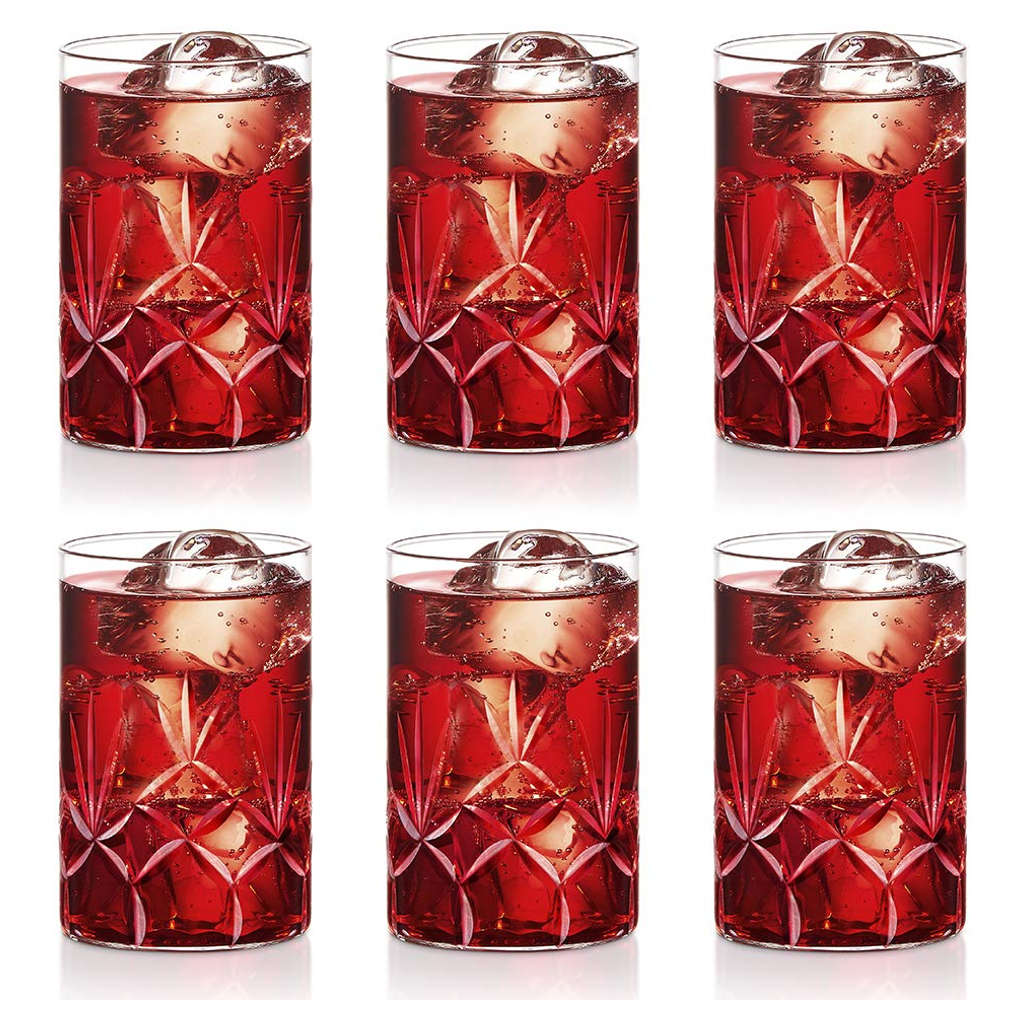 Borosil Meadow Glass Tumbler Medium Set Of 6 Pcs 295 ml BVS6MEA295T