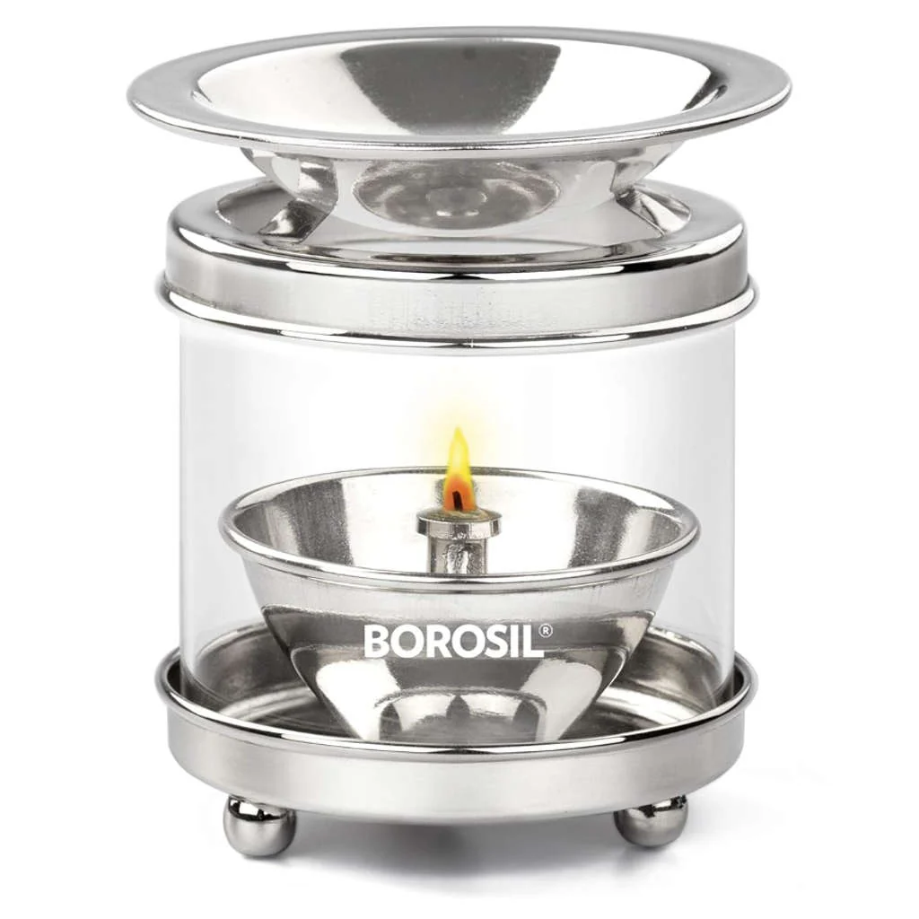Borosil Nickel Diffuser Akhand Diya Medium HDTRDFNK100 - Image 2