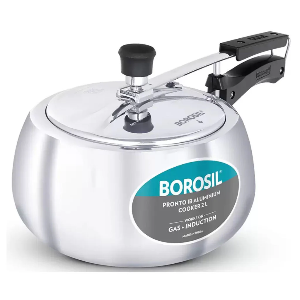 Borosil Pronto Induction Base Aluminium Pressure Cooker 5 Litre CFPC5LAL07