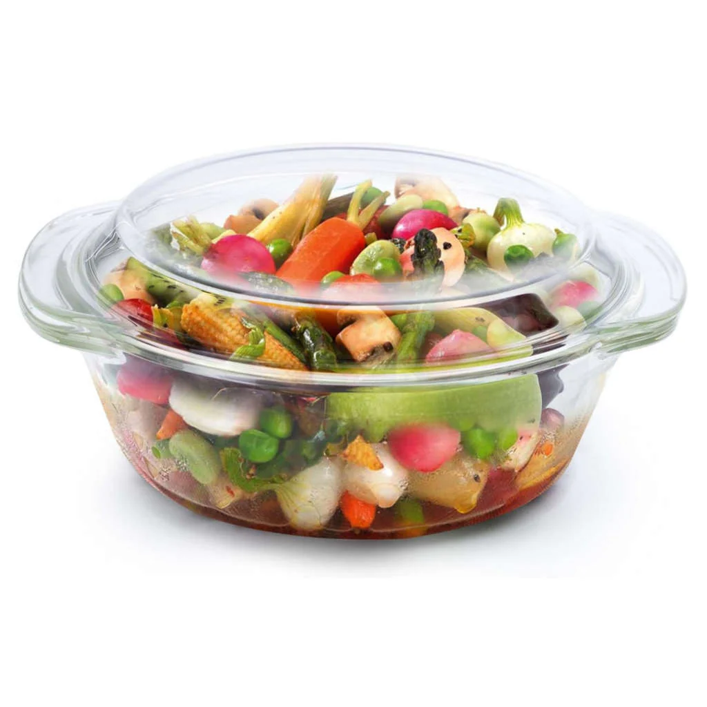 Borosil Round Casserole With Glass Lid 1 Litre ICS22CA0110