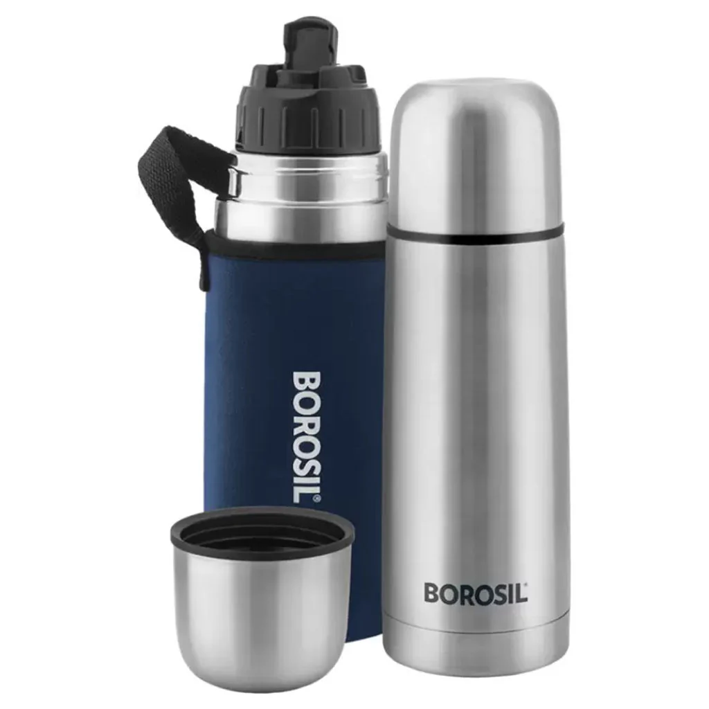 Borosil Thermo Stainless Steel Flask 350 ml Blue FGFTL350BLU