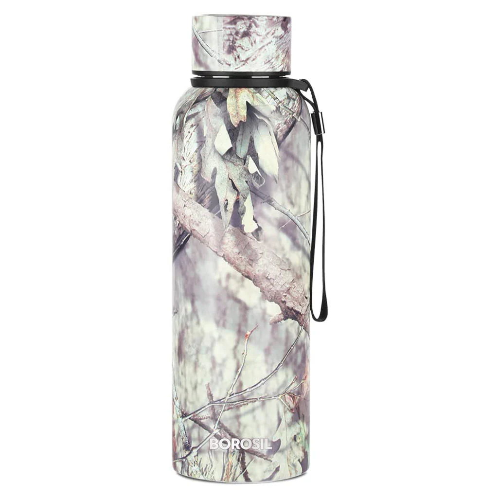 Borosil Trek Stainless Steel Water Bottle 700 ml Slate BT700SLT115