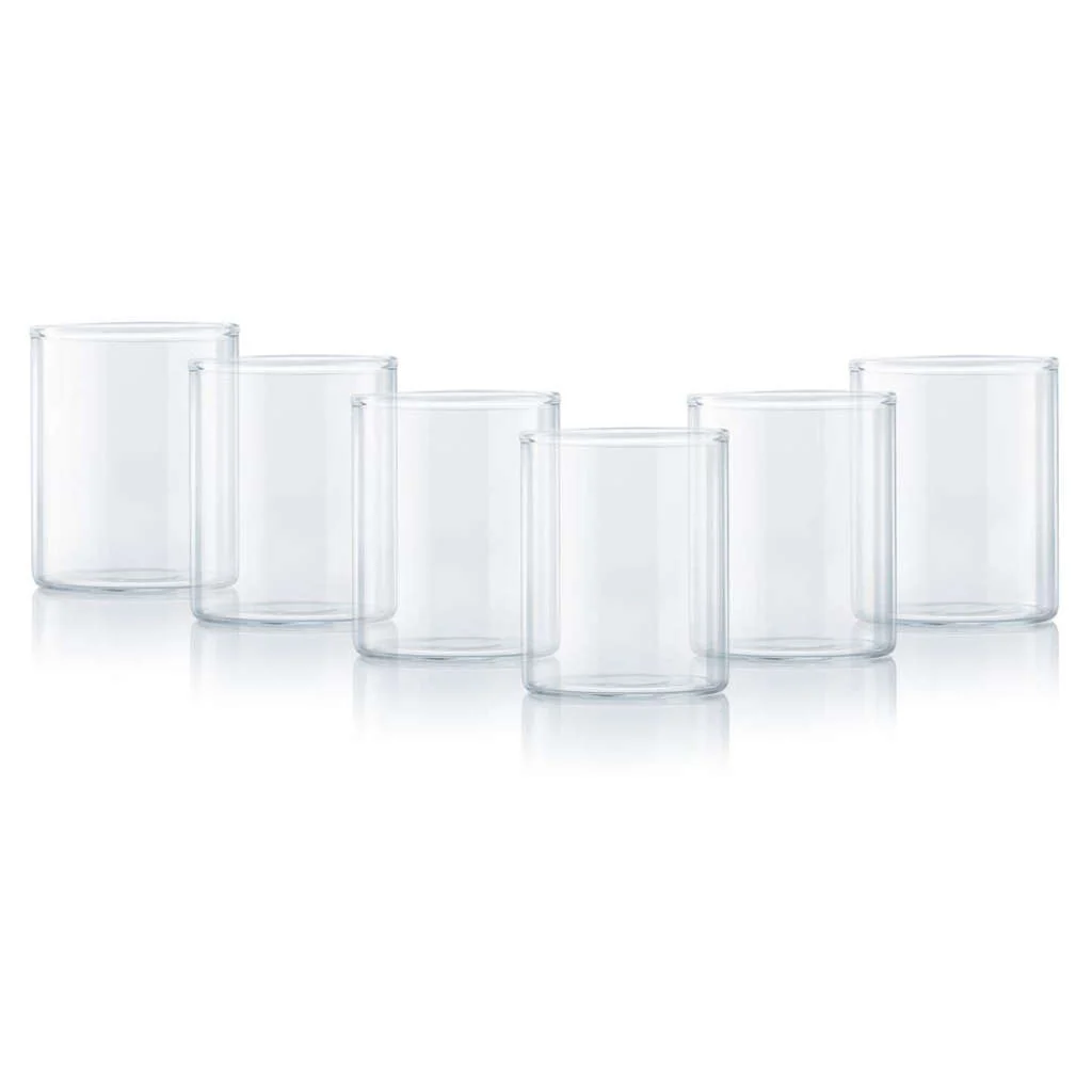 Borosil Vision Juice Glass Tumbler Set Of 6 Pcs 120 ml BV430100008 - Image 2