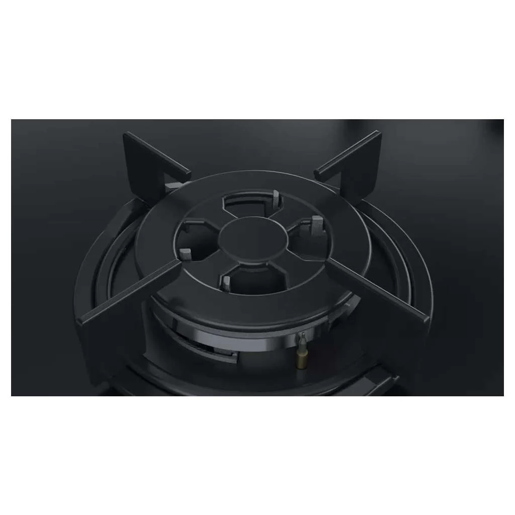 Bosch Glass Top Gas Stove 3 Burner Black PNC6B6B10I - Image 4