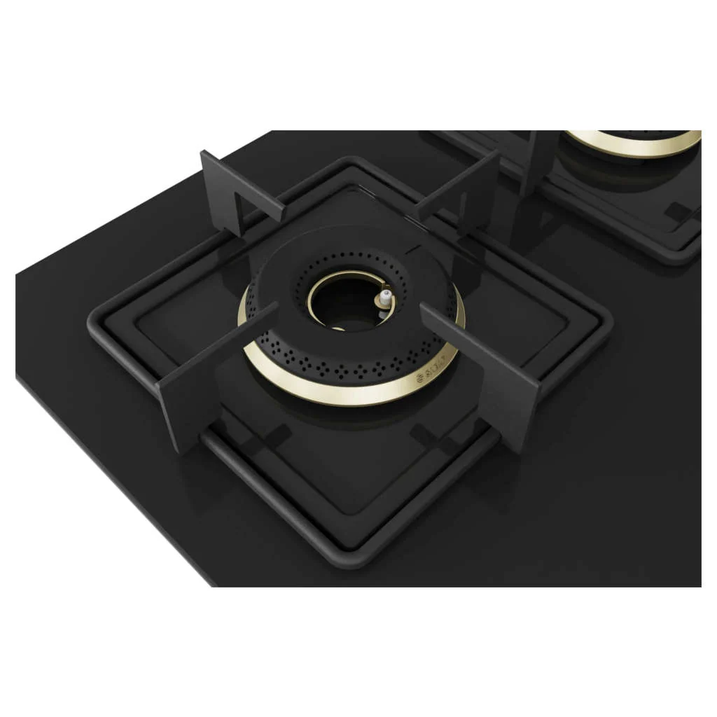 Bosch Glass Top Gas Stove 3 Burner Black PNC6B6F10I - Image 3