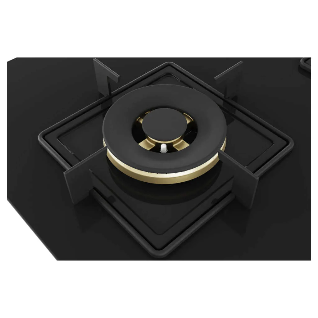 Bosch Glass Top Gas Stove 3 Burner Black PNC6B6F10I - Image 4