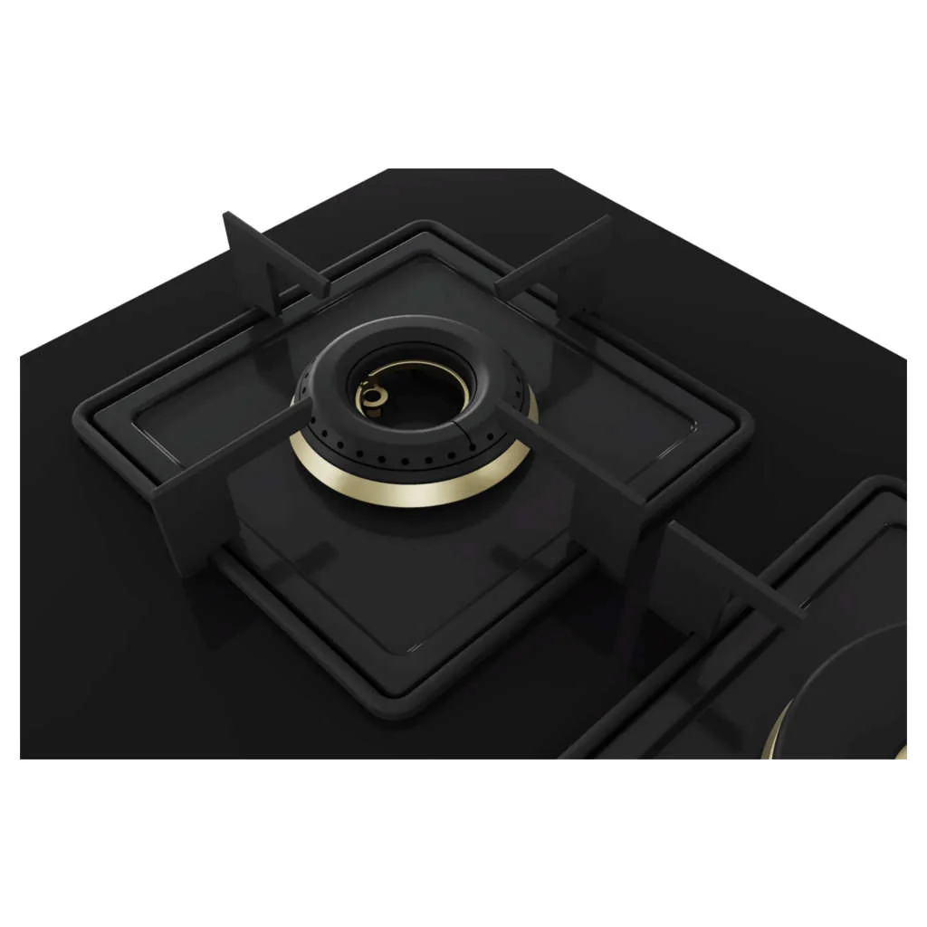Bosch Glass Top Gas Stove 5 Burner Black PNV9B6F10I - Image 4