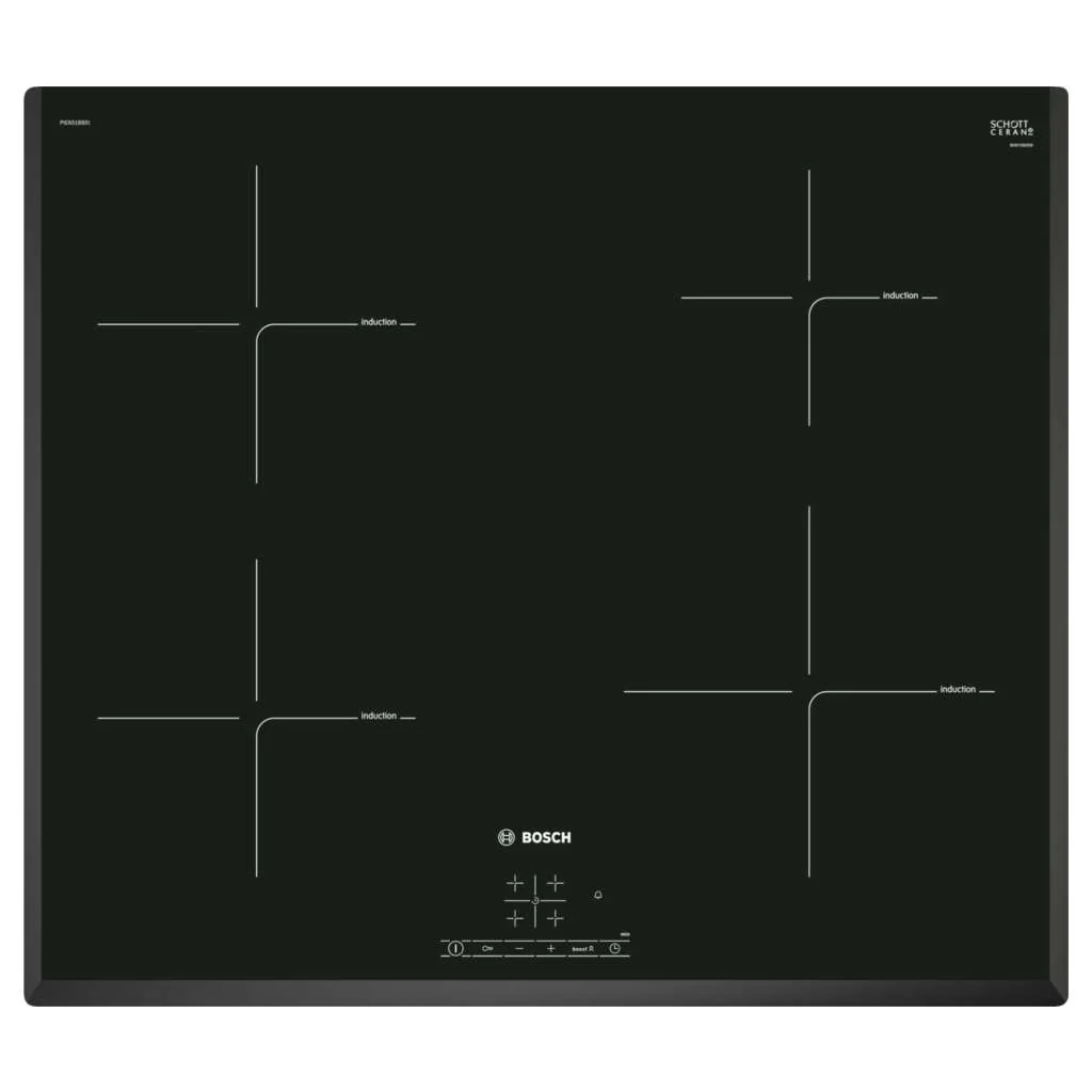 Bosch HOB Induction Cooktop 60 cm Black PIE651BB5I