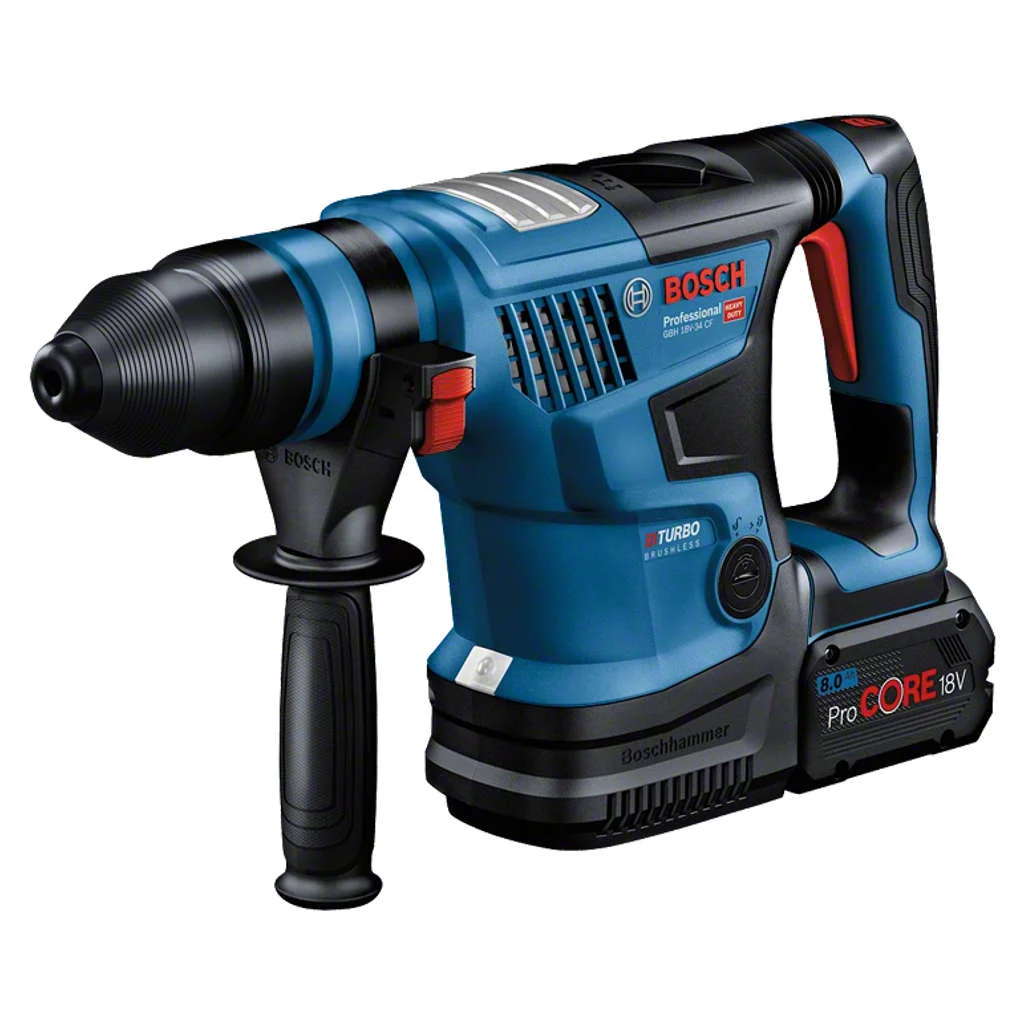 Bosch Professional Cordless Rotary Hammer Biturbo With SDS Plus 18V 5.8J GBH 18V-34 CF Solo - Image 2