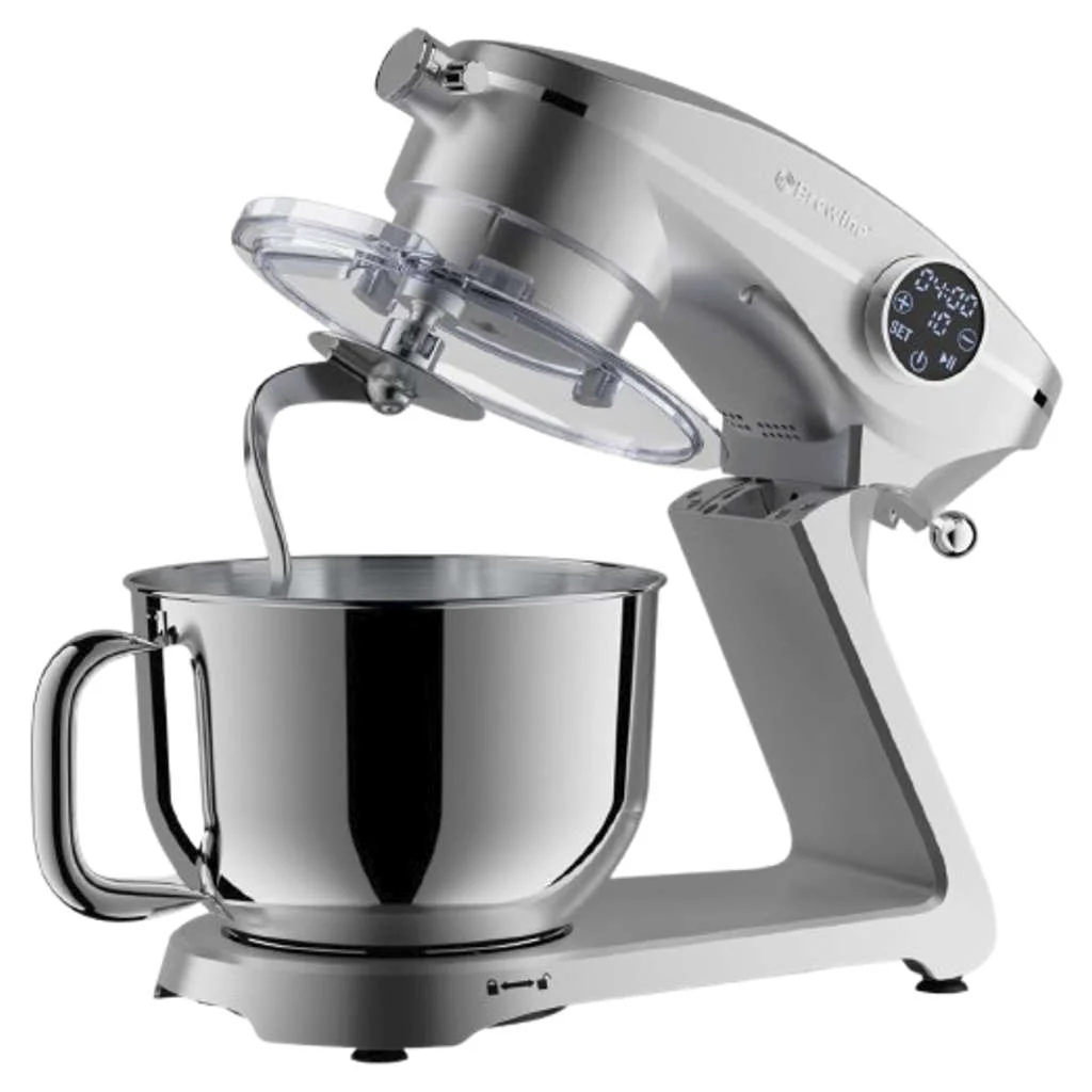Brewine Stand Mixer With Stainless Steel Bowl 6 Litre Silver - Image 4
